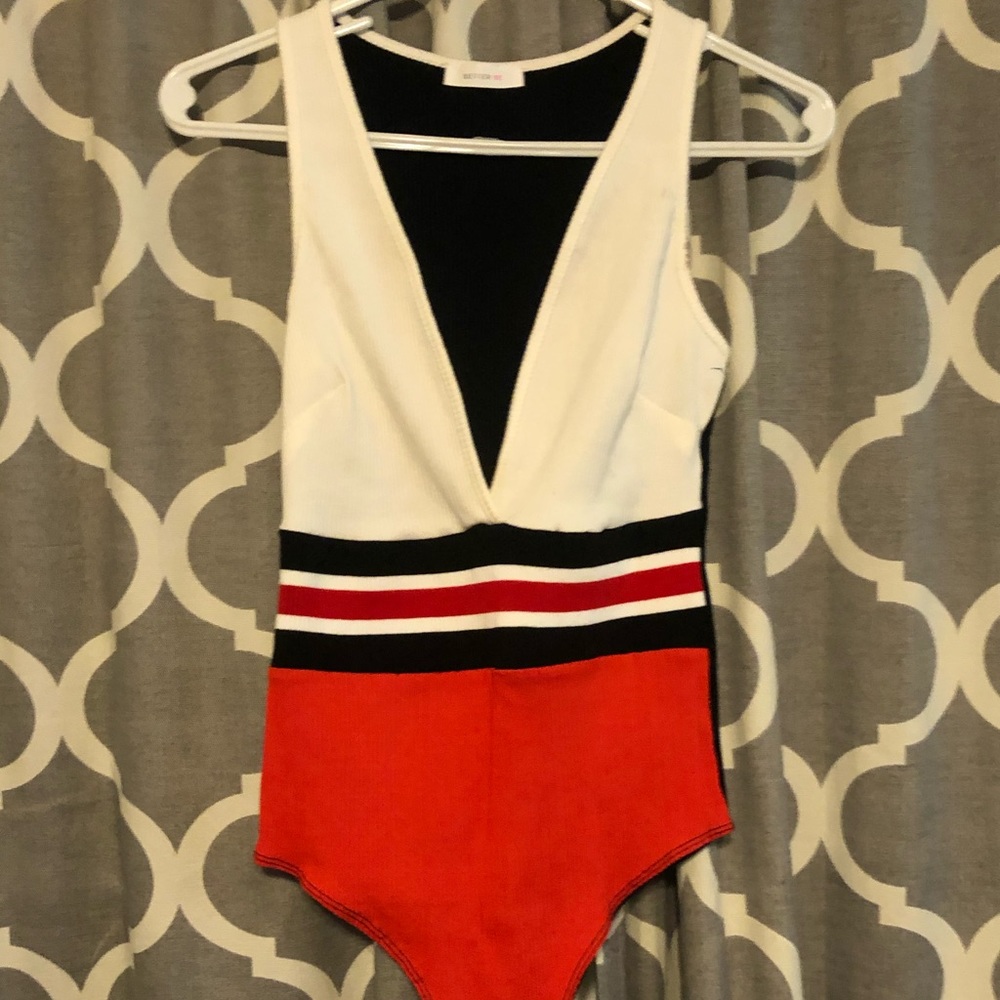 Color block onesie